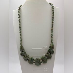 Jay King Earthy Green Necklace